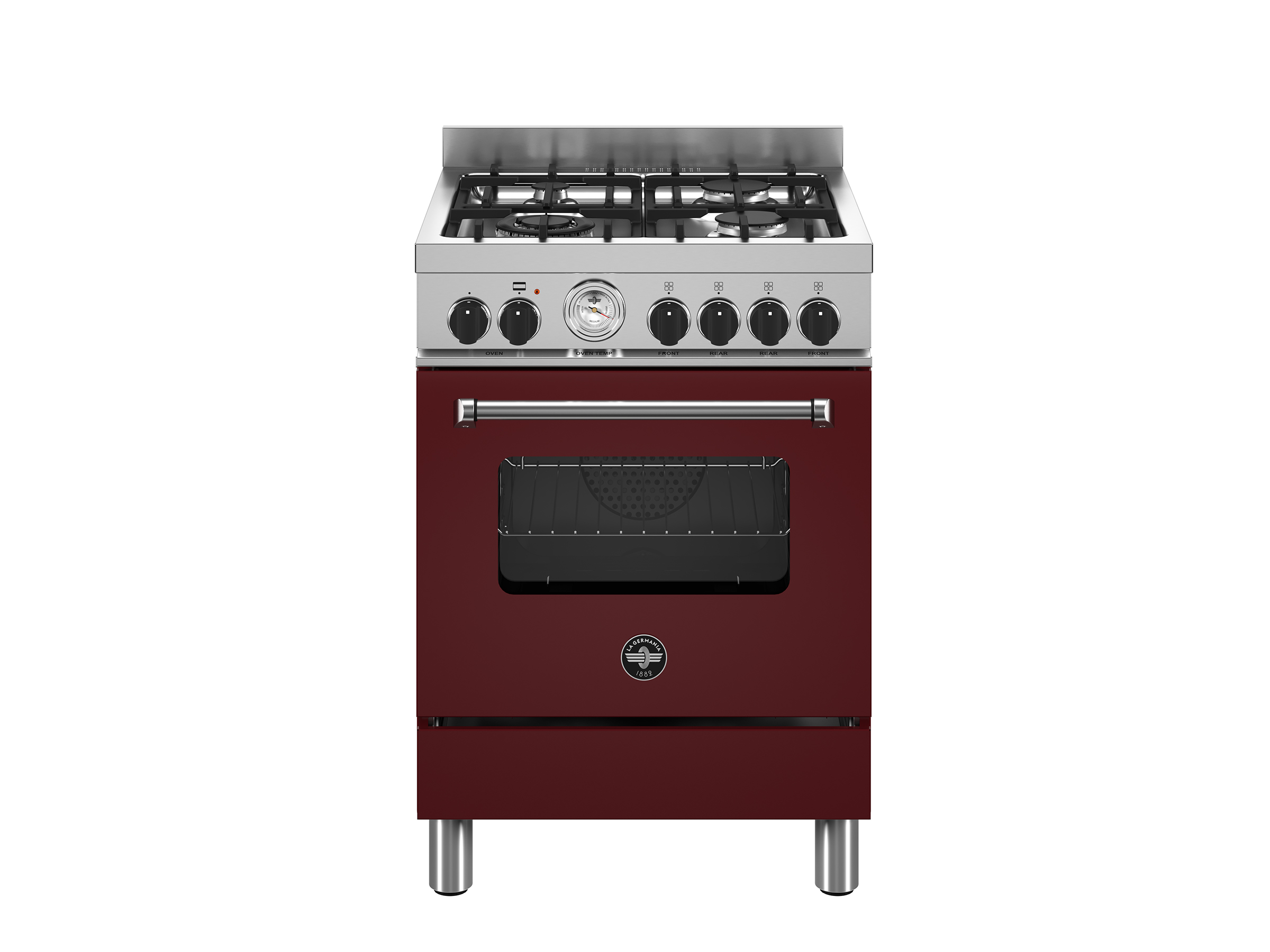 ΚΟΥΖΙΝΑ LA GERMANIA AMN664GVIT | ΦΟΥΡΝΟΣ ΑΕΡΙΟΥ ΜΕ ΑΕΡΑ ΚΑΙ ΓΚΡΙΛ ΗΛΕΚΤΡΙΚΟ | ΕΣΤΙΕΣ ΑΕΡΙΟΥ